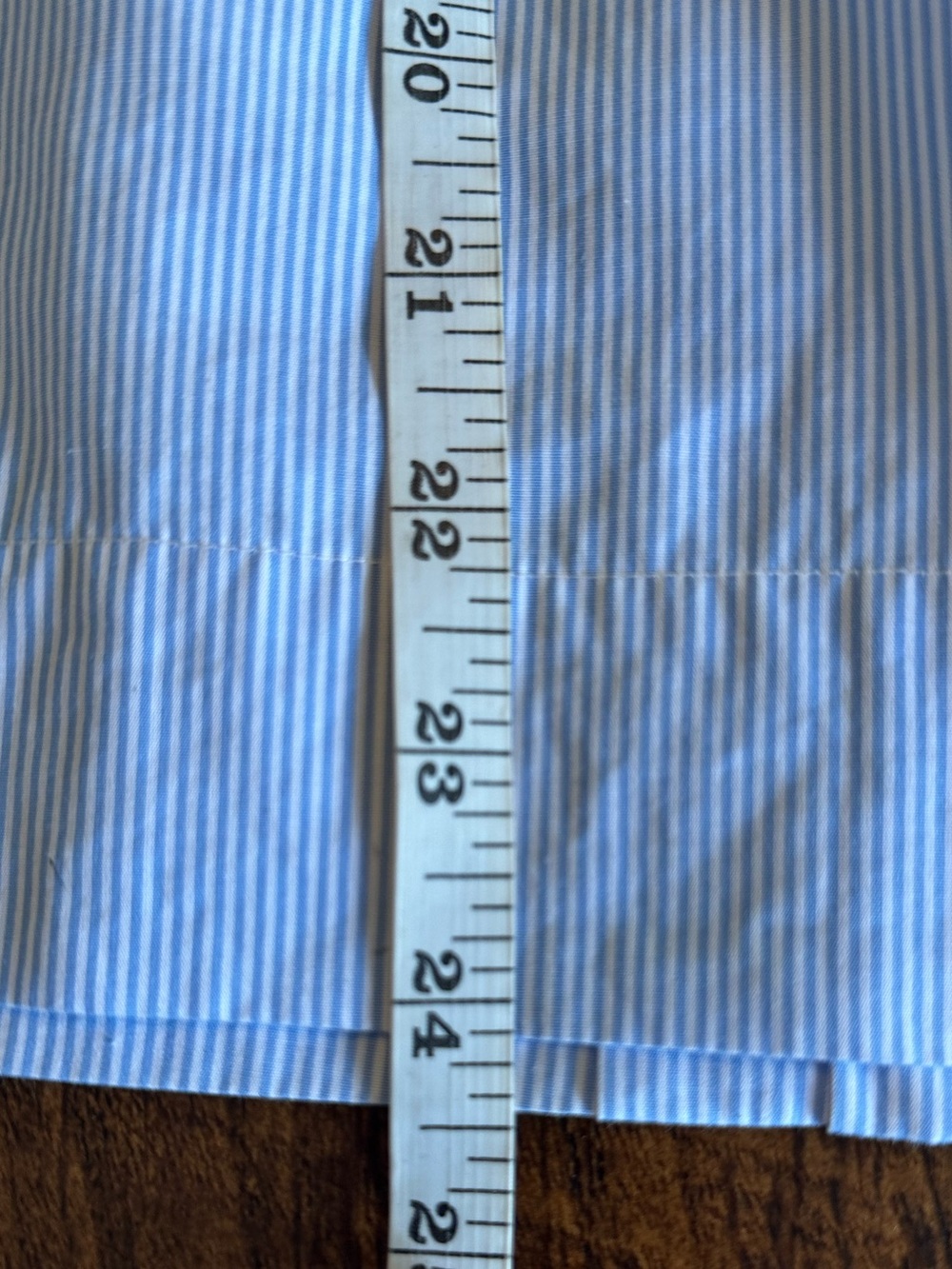 J. Crew | Blue & White Striped Pintuck Button Front Tank Top Square Neck, Size 2 - Picture 6 of 6